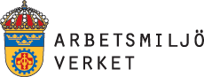 Arbetsmiljöverkets logotyp, länk till startsidan