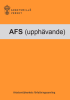 Omslagsbild: AFS (upphävande)