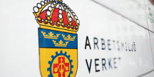 Bild på skylt med Arbetsmiljöverkets logotyp