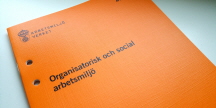Omslag Föreskrifterna organisatorisk och social arbetsmiljö